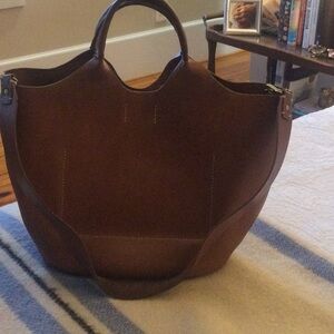 Madewell, Brown Leather Tote Bag - Women